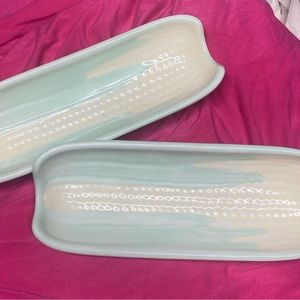 Pfaltzgraff corn holders (2)